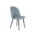 Dining Chair DKD Home Decor Black Blue 50 x 52 x 84 cm