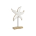 Decorative Figure Home ESPRIT White Natural Star Mediterranean 18 x 5 x 28 cm