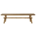 Panca Home ESPRIT Marrone Legno di pino 180 x 35 x 47 cm