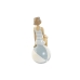Figurine Décorative Home ESPRIT Blanc Bleu ciel méditerranéen 12 x 8 x 19 cm (2 Unités)