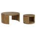 Set od dvije stolice Home ESPRIT Drvo 99 x 99 x 48 cm