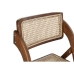 Spisebordsstol DKD Home Decor Mørkebrun Spanskrør Vintage Elm (45 x 45 x 79 cm)