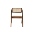 Jedálenská stolička DKD Home Decor Tmavo hnedá Ratan Vintage Brest (45 x 45 x 79 cm)
