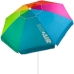Пляжный зонт Aktive Разноцветный 200 x 203 x 200 cm Сталь (6 штук)