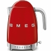 Чайник Smeg 2400 W 1,7 L Червен Неръждаема стомана Пластмаса