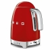 Bollitore Smeg 2400 W 1,7 L Rosso Acciaio inossidabile Plastica