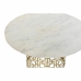 Centre Table DKD Home Decor White Golden Metal Marble 76 x 76 x 43 cm