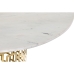 Centre Table DKD Home Decor White Golden Metal Marble 76 x 76 x 43 cm