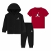 Športni outfit za Dojenčke Jordan Essentials Fleeze Box Črna Rdeča
