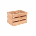 Virtuves Piederumu Organizators Viejo Valle Bambuss 16 x 11 x 11 cm (3 gb.)