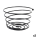 Fruktbolle Viejo Valle Svart Spiral Ø 26 x 17 cm (2 enheter)