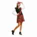 Costume for Adults My Other Me Castañera Scottish Woman Red M/L