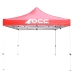 Carp OCC Motorsport OCCCARP02 Racing Red Polyester 420D Oxford 3 x 3 m