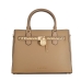 Bolsa Mulher Michael Kors Hamilton Castanho 34 x 26 x 15 cm