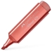 Pennarello Faber-Castell Textliner 46 in metallo Rosso (10 Unità)