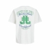 Barn T-shirt med kortärm Jack & Jones Jorcole Back Print Vit Grön