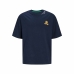 Børne Kortærmet T-shirt Jack & Jones Jorcole Back Print Marineblå