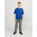 Børne Kortærmet T-shirt Jack & Jones Jorcole Back Print Mørkeblå