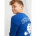 Børne Kortærmet T-shirt Jack & Jones Jorcole Back Print Mørkeblå