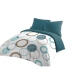 Housse de Couette HOME LINGE PASSION Vert Cercles 220 x 240 cm