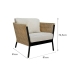 Hagesofa Niva Svart Aluminium 81 x 81 x 72,5 cm