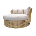 Garden day bed Niva Ruskea 133 x 126 x 70 cm