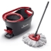 Mop with Bucket Vileda 167751 Must Punane Mikrofiiber Plastmass