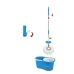 Mop with Bucket Esperanza EHS005 Azul Branco Microfibra