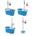 Mop with Bucket Esperanza EHS006 Azul Branco Microfibra