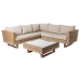 Gartenbank Patsy Modular Holz Rattan 66 x 89 x 64,5 cm