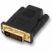 Adapter DVI v HDMI Aisens A118-0091 Črna