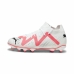 Kinder Voetbalschoenen Puma Future Match Fg/Ag J  Wit Rood