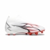 Chaussures de Football pour Adultes Puma Ultra Match+ Ll Fg/A  Blanc Rouge