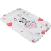 Маса за повиване Minnie Mouse CZ10340 На пътуване Бял сърца 73 x 48,5 x 3 cm