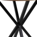 Table d'appoint Noir Naturel Bois Métal Fer bois et métal Bois de manguier 43 x 43 x 49 cm