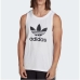 Maglia Smanicata da Uomo Adidas  TREFOIL TANK IA4808  Bianco