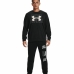 Футболка с длинным рукавом мужская Under Armour Logo Crew Чёрный