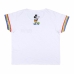 Dames-T-Shirt met Korte Mouwen Disney Love Pride Wit