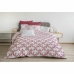 Housse de Couette HOME LINGE PASSION Blanc Bordeaux 240 x 260 cm