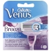 Lâmina sobresselente para máquina de barbear Gillette Venus Breeze 4 Unidades