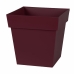 Bloempot Ecolux Toscana Rood Bordeaux 32 x 32 x 32 cm