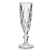 Champagneglas Diamant Gylden Gennemsigtig Glas 170 ml (6 enheder)