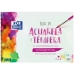 Bloco de aquarelas Oxford 10 Folhas 300 g/m² (5 Unidades)