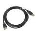 Cablu Prelungitor USB Lanberg Tată/Mamă 480 Mb/s Negru