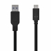 USB A - USB C Kábel Aisens A107-0450 1,5 m Fekete