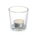 Aromatizuota žvakė 7 x 7 x 7 cm (12 vnt.) Stiklas Vanilė