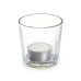 Świeczka Zapachowa 7 x 7 x 7 cm (12 Sztuk) szklanka/kieliszek Bawełna