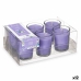 Duftende Stearinlys-sett 16 x 6,5 x 11 cm (12 enheter) Glass Lavendel
