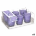 Scented Candle Set Acorde 48-B-AR Lavendar Glass (12 Units)