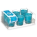 Scented Candle Set Acorde 48-E-AR Ocean Glass (12 Units)